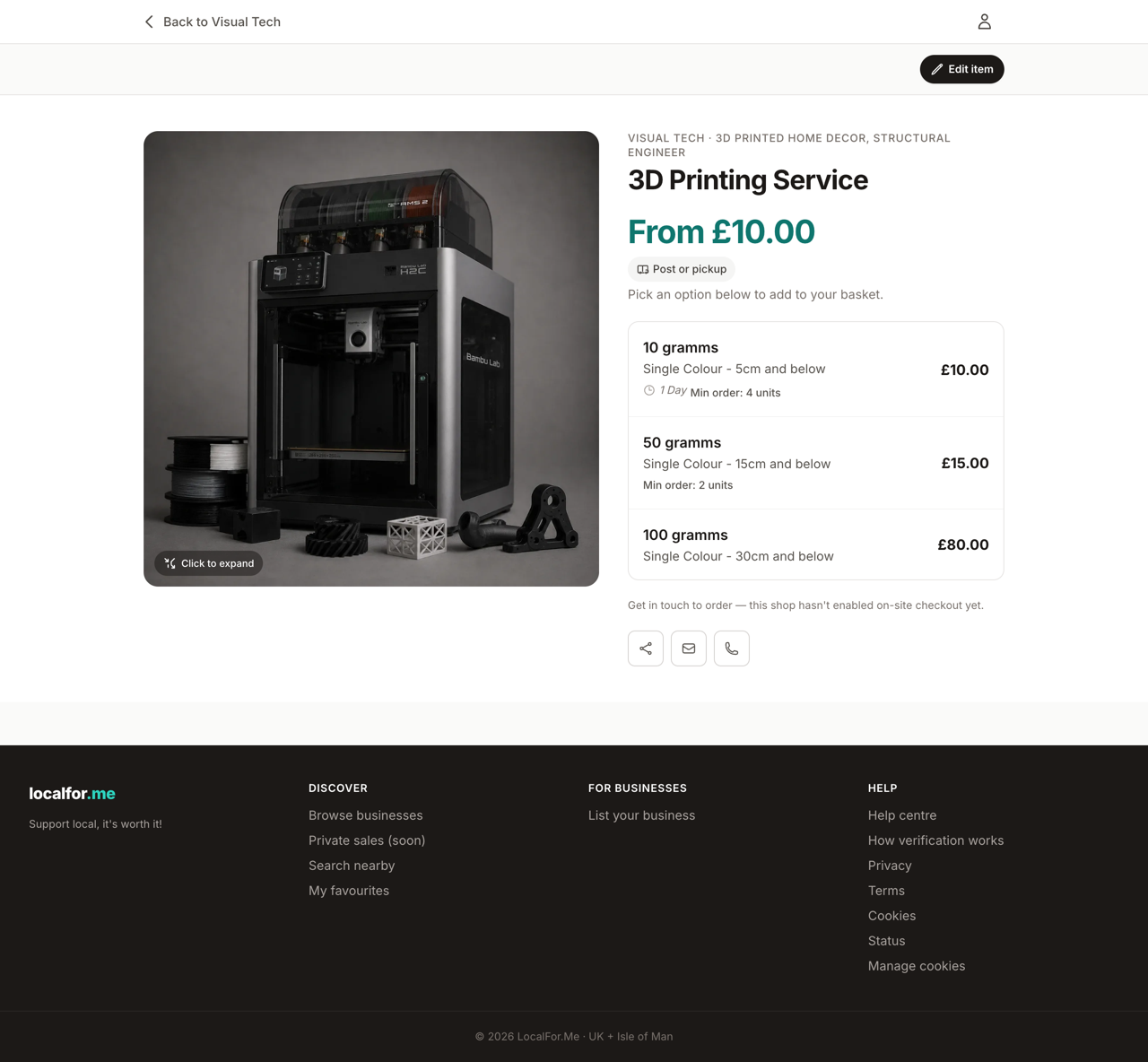 A product page with its buy box.